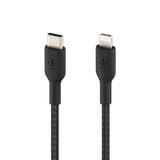  Cáp USB-C to Lightning BOOST CHARGE Belkin vỏ dù, chứng chỉ MFi, sạc nhanh 30W CAA004 