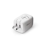  Adapter sạc nhanh 65W GaN, 2x USB-C PD PPS, hoạ tiết Mickey 100 màu trắng Belkin 