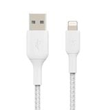  Cáp sạc lightning BOOST CHARGE Belkin vỏ dù 1 mét - CAA002 