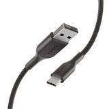  Cáp sạc USB Type C Belkin Playa vỏ dù, 1m - 2m - Hàng Chính Hãng - Bảo Hành 2 Năm 