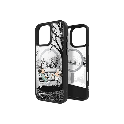  Ốp lưng Magnetic hoạ tiết Mickey và Minnie màu đen iPhone 16 Pro Max Belkin 