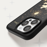  Ốp lưng Magnetic hoạ tiết Mickey và vũ trụ màu vàng đen iPhone 16 Pro Max Belkin 