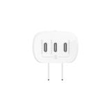  Adapter sạc nhanh 67W Trial 3 x USB-C PD3.1 PPS GaN màu trắng Belkin 