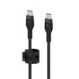  Cáp sạc nhanh USB Type C - C BOOSTCHARGE PRO Flex Belkin vỏ silicone bọc dù 60W 1M 