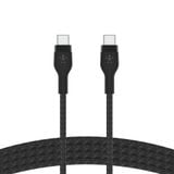 Cáp sạc nhanh USB Type C - C BOOSTCHARGE PRO Flex Belkin vỏ silicone bọc dù 60W 1M 