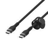  Cáp sạc nhanh USB Type C - C BOOSTCHARGE PRO Flex Belkin vỏ silicone bọc dù 60W 1M 