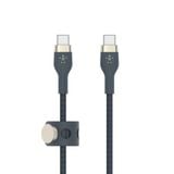  Cáp sạc nhanh USB Type C - C BOOSTCHARGE PRO Flex Belkin vỏ silicone bọc dù 60W 1M 