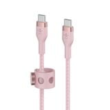  Cáp sạc nhanh USB Type C - C BOOSTCHARGE PRO Flex Belkin vỏ silicone bọc dù 60W 1M 