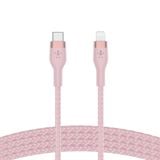  Cáp sạc USB Type C - Lightning BOOSTCHARGE PRO Flex Belkin vỏ silicone bọc dù 60W CAA011 