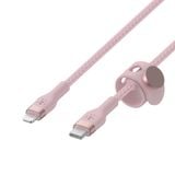  Cáp sạc USB Type C - Lightning BOOSTCHARGE PRO Flex Belkin vỏ silicone bọc dù 60W CAA011 