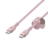  Cáp sạc nhanh USB Type C - C BOOSTCHARGE PRO Flex Belkin vỏ silicone bọc dù 60W 1M 