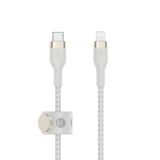  Cáp sạc USB Type C - Lightning BOOSTCHARGE PRO Flex Belkin vỏ silicone bọc dù 60W CAA011 