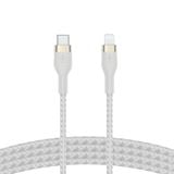  Cáp sạc USB Type C - Lightning BOOSTCHARGE PRO Flex Belkin vỏ silicone bọc dù 60W CAA011 