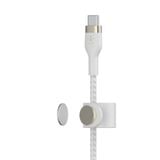  Cáp sạc nhanh USB Type C - C BOOSTCHARGE PRO Flex Belkin vỏ silicone bọc dù 60W 1M 
