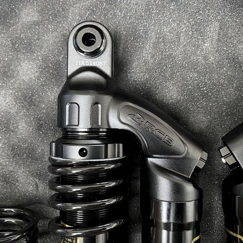 Phuộc Sau/Giảm Sóc Sau RCB VD Series 370mm Ty Vàng Cho Aprilia SR GT 200 Và Piaggio Medley tại FMG Superstore