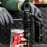 Phuộc Sau/Giảm Sóc Sau RCB VD Series 370mm Ty Vàng Cho Aprilia SR GT 200 Và Piaggio Medley tại FMG Superstore