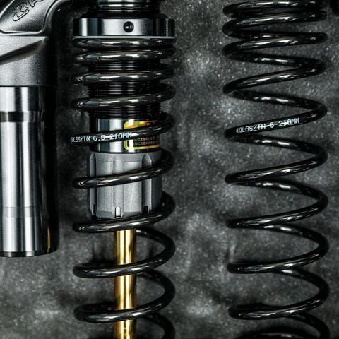 Phuộc Sau/Giảm Sóc Sau RCB VD Series 370mm Ty Vàng Cho Aprilia SR GT 200 Và Piaggio Medley tại FMG Superstore