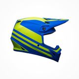 Mũ Bảo Hiểm Fullface Offroad Bell MX-9 MIPS® Disrupt Matte Classic Blue/Hi-Viz Yellow tại FMG Superstore - Bell Distributor