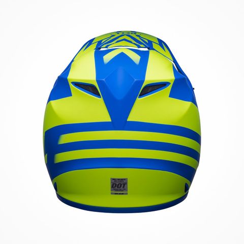 Mũ Bảo Hiểm Fullface Offroad Bell MX-9 MIPS® Disrupt Matte Classic Blue/Hi-Viz Yellow tại FMG Superstore - Bell Distributor