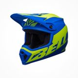 Mũ Bảo Hiểm Fullface Offroad Bell MX-9 MIPS® Disrupt Matte Classic Blue/Hi-Viz Yellow tại FMG Superstore - Bell Distributor