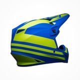 Mũ Bảo Hiểm Fullface Offroad Bell MX-9 MIPS® Disrupt Matte Classic Blue/Hi-Viz Yellow tại FMG Superstore - Bell Distributor