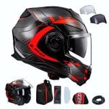 Mũ Bảo Hiểm Fullface Lật Hàm 180 Độ LS2 Advant X Carbon chính hãng tại FMG Superstore