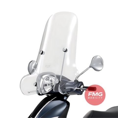 Kính Chắn Gió Cao Màu Khói Piaggio Liberty - 657155 chính hãng tại FMG Mobility | Motoplex Hanoi