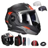 Mũ Bảo Hiểm Fullface Lật Hàm 180 Độ LS2 FF901 Advant X HPFC Oblivion
