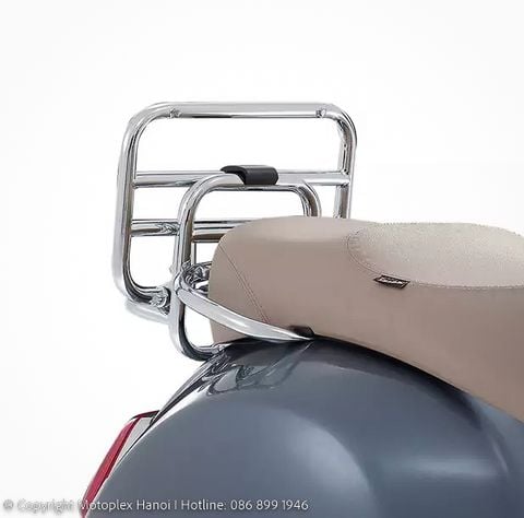 Baga Sau (Giá Đèo Hàng Sau) MY2023 Mạ Chrome Vespa GTS, Vespa GTV Chính Hãng tại Motoplex Hanoi