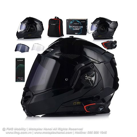 Mũ Bảo Hiểm Fullface Lật Hàm 180 Độ LS2 FF901 Advant X HPFC Solid chính hãng tại FMG Superstore | FMG Mobility | Motoplex Hanoi