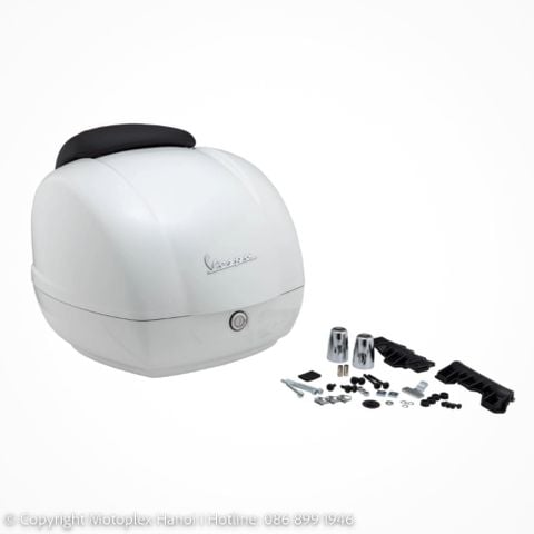 Thùng Đồ 36L Vespa GTS &Vespa GTV - White Innocenza B04 - CM273378 chính hãng tại Motoplex Hanoi