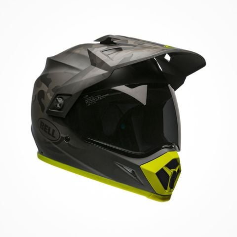 Mũ Bảo Hiểm Fullface BELL MX-9 Adventure MIPS Stealth Camo Matte Black/Hi-Viz Chính Hãng Nhập Khẩu từ USA tại FMG Superstore