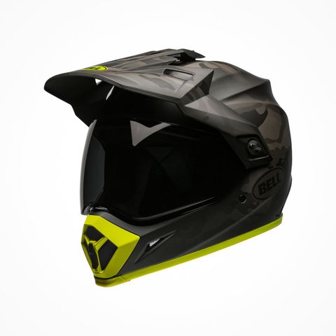 Mũ Bảo Hiểm Fullface BELL MX-9 Adventure MIPS Stealth Camo Matte Black/Hi-Viz Chính Hãng Nhập Khẩu từ USA tại FMG Superstore