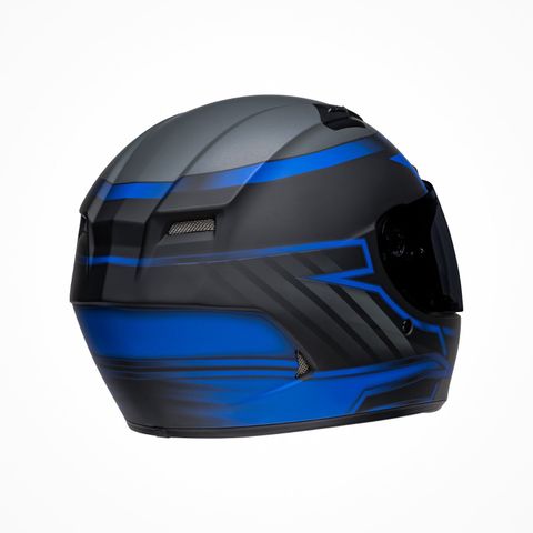 Mũ Bảo Hiểm Fullface Bell Qualifier DLX MIPS Raiser Matte Black/Blue/Gray Chính Hãng USA tại FMG Superstore