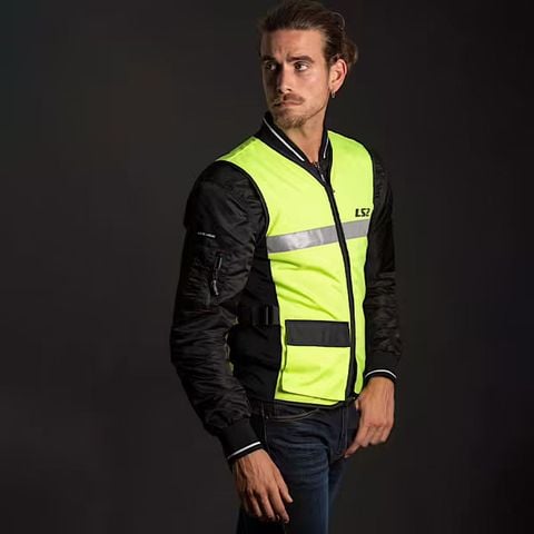 Áo Khoác Phản Quang LS2 Vest Man chính hãng tại FMG Superstore