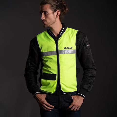 Áo Khoác Phản Quang LS2 Vest Man chính hãng tại FMG Superstore