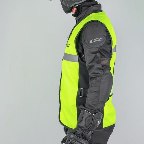 Áo Khoác Phản Quang LS2 Vest Man chính hãng tại FMG Superstore