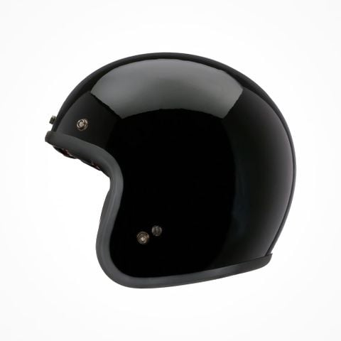 Mũ Bảo Hiểm 3/4 BELL Custom 500 Solid Gloss Black Chính Hãng Nhập Khẩu USA