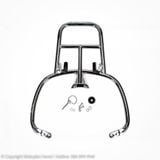 Giá Đỡ Thùng Đồ Vespa Sprint & Vespa Primavera mạ Chrome Chính Hãng