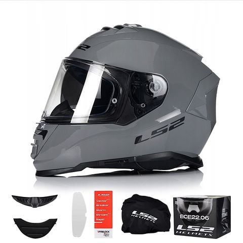 Mũ Bảo Hiểm Fullface LS2 FF800 Storm 2 Solid chính hãng tại FMG Superstore