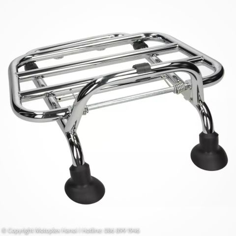 Baga Trước (Giá Đèo Hàng Trước) Mạ Chrome cho Vespa GTS Chính Hãng