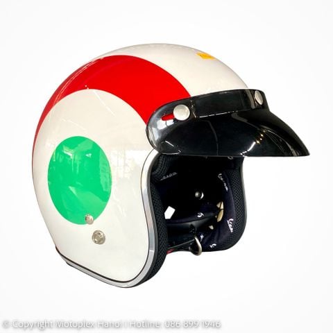 Mũ Bảo Hiểm 3/4 VESPA CỜ Ý Chính Hãng tại Motoplex Hanoi