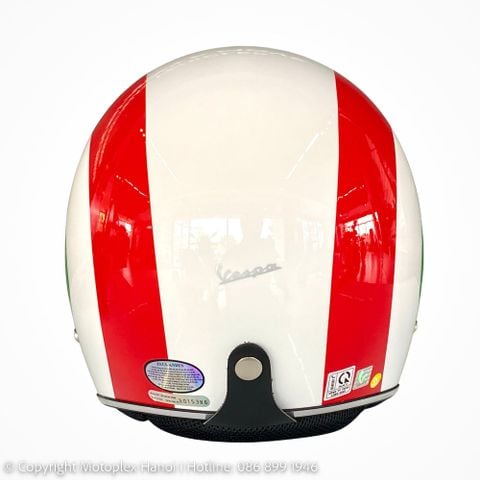 Mũ Bảo Hiểm 3/4 VESPA CỜ Ý Chính Hãng tại Motoplex Hanoi