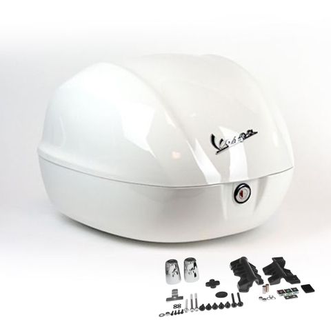 Thùng Đồ 32L Vespa Primavera & Vespa Sprint - White Br/ CM341401 chính hãng tại Motoplex Hanoi
