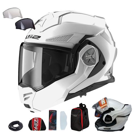Mũ Bảo Hiểm Fullface Lật Hàm 180 Độ LS2 FF901 Advant X HPFC Solid chính hãng tại FMG Superstore