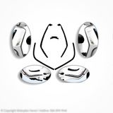 Nẹp Viền Yếm Vespa Primavera & Vespa Sprint màu Đen Chính Hãng