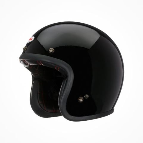 Mũ Bảo Hiểm 3/4 BELL Custom 500 Solid Gloss Black Chính Hãng Nhập Khẩu USA