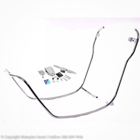 Khung Bảo Vệ Trước Vespa Primavera & Vespa Sprint mạ Chrome Chính Hãng