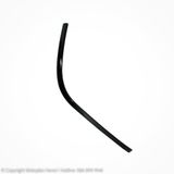 Nẹp Viền Yếm Dưới Trái Vespa Primavera & Vespa Sprint màu Đen Chính Hãng