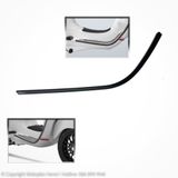 Nẹp Viền Yếm Dưới Phải Vespa Primavera & Vespa Sprint màu Đen Chính Hãng